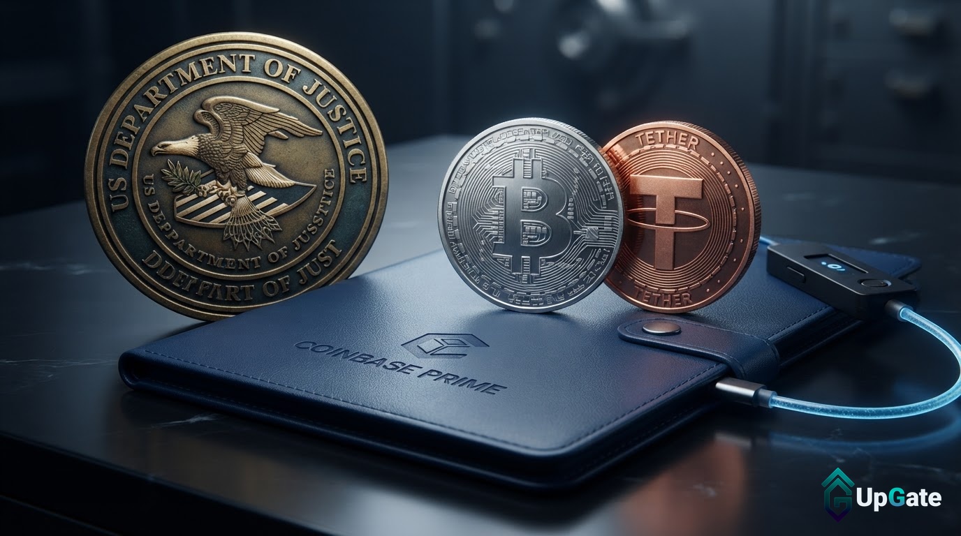 US Government Moves $470 Million in Seized Bitcoin and Tether to Coinbase Prime