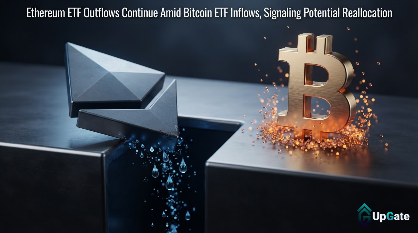 Ethereum ETF Outflows Continue Amid Bitcoin ETF Inflows, Signaling Potential Reallocation