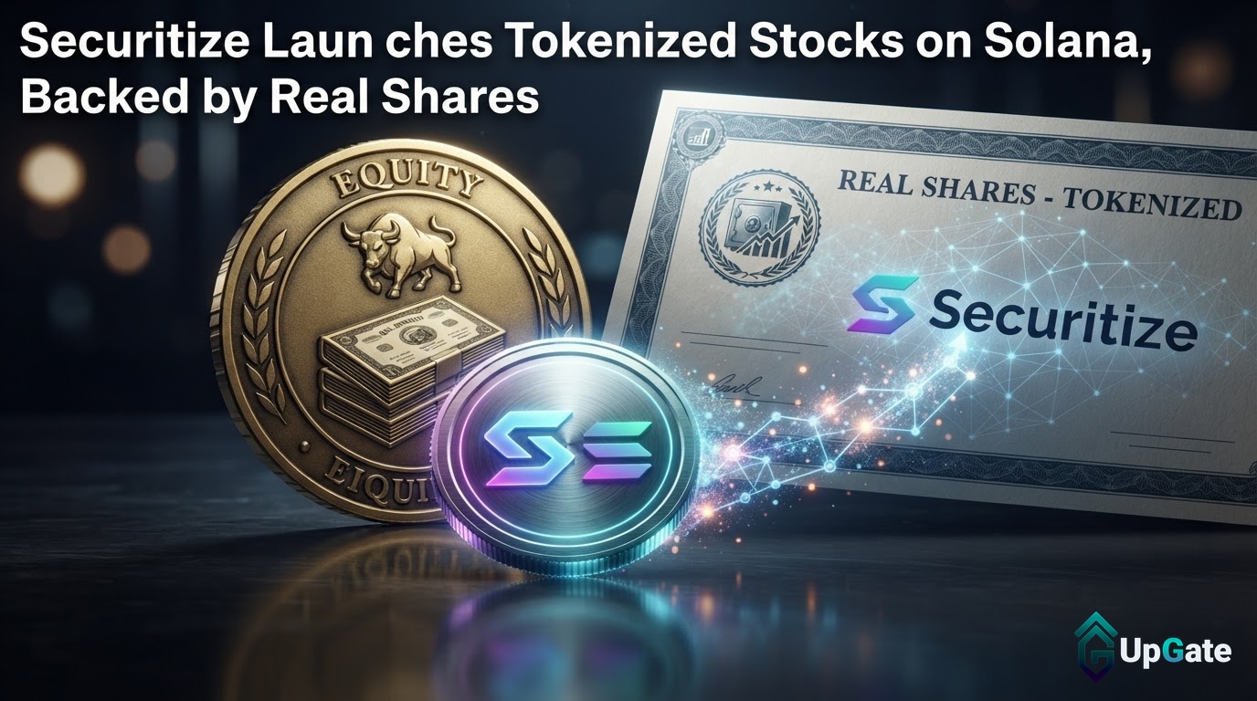 Securitize Launches Tokenized Stocks on Solana, Backed by Real Shares