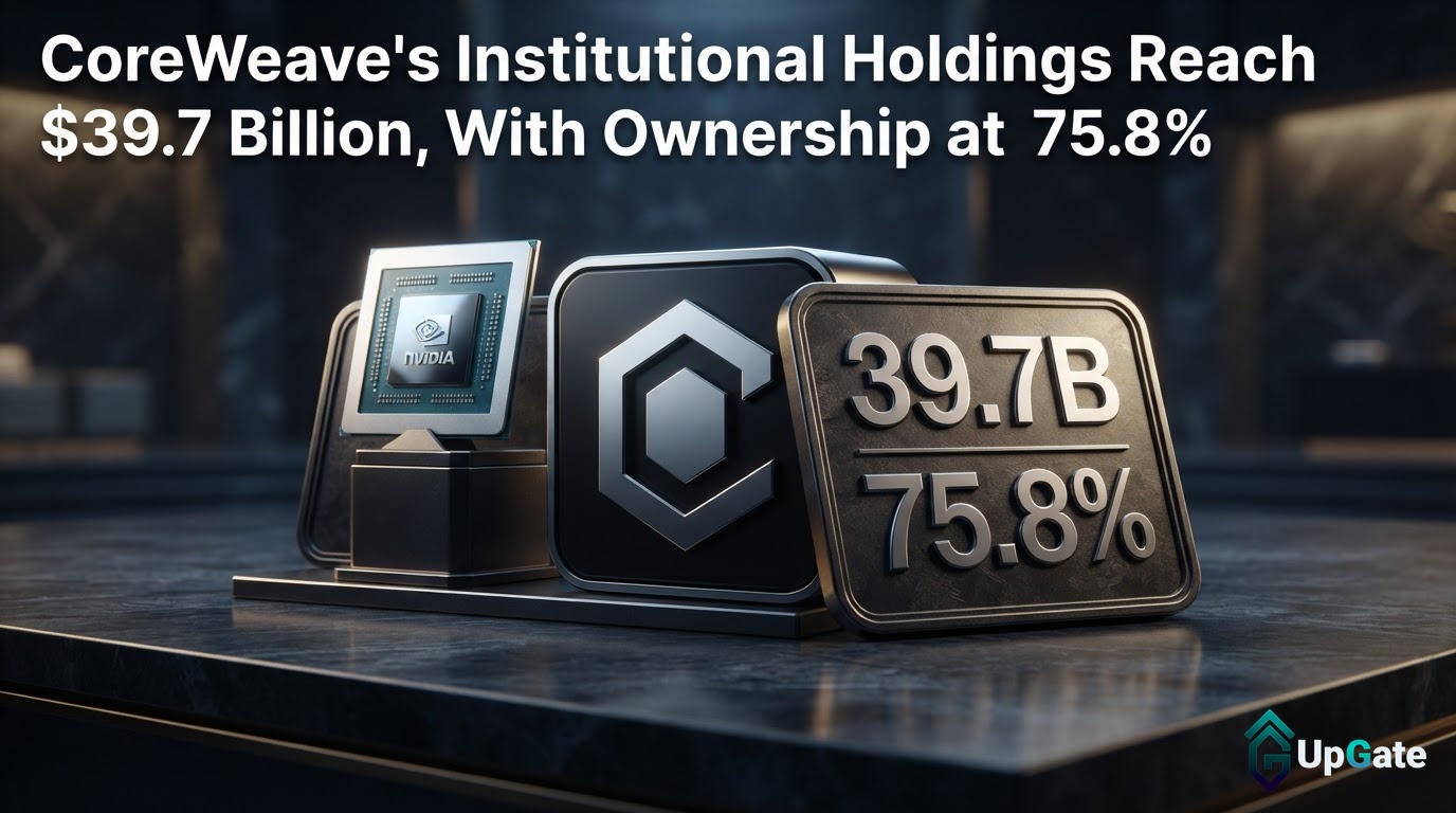 CoreWeave's Institutional Holdings Reach $39.7 Billion, With Ownership at 75.8%
