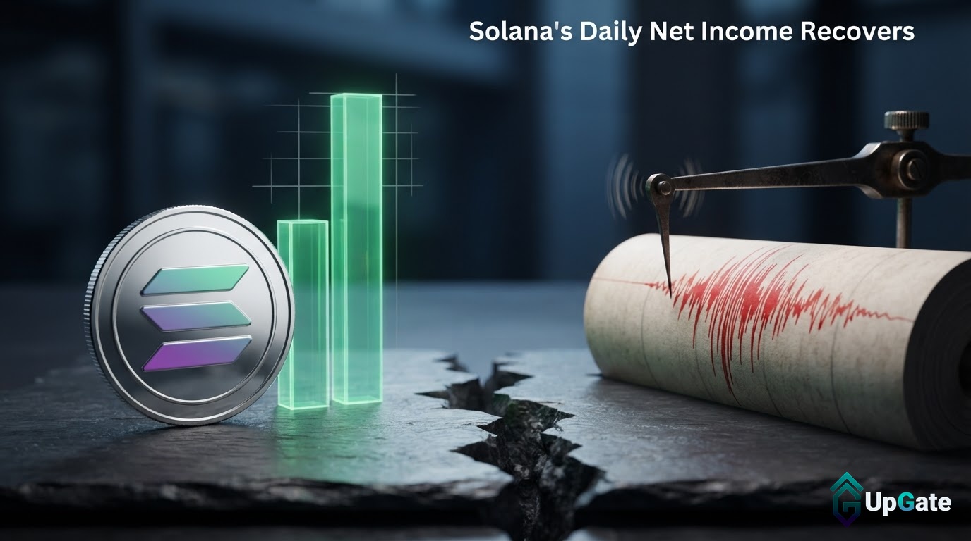Solana's Daily Net Income Recovers Above $400,000, But Historical Volatility Remains