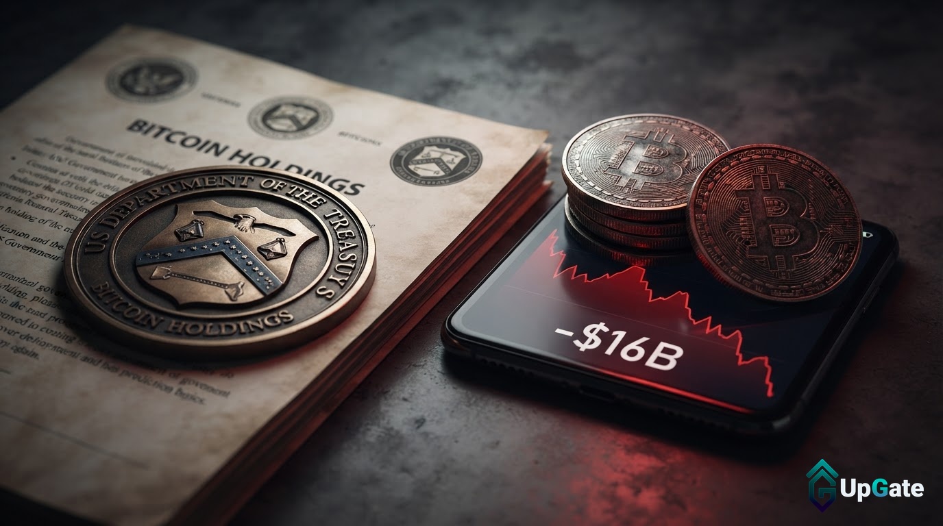 US Government's Bitcoin Holdings Value Declines by $16 Billion Amid Market Shifts