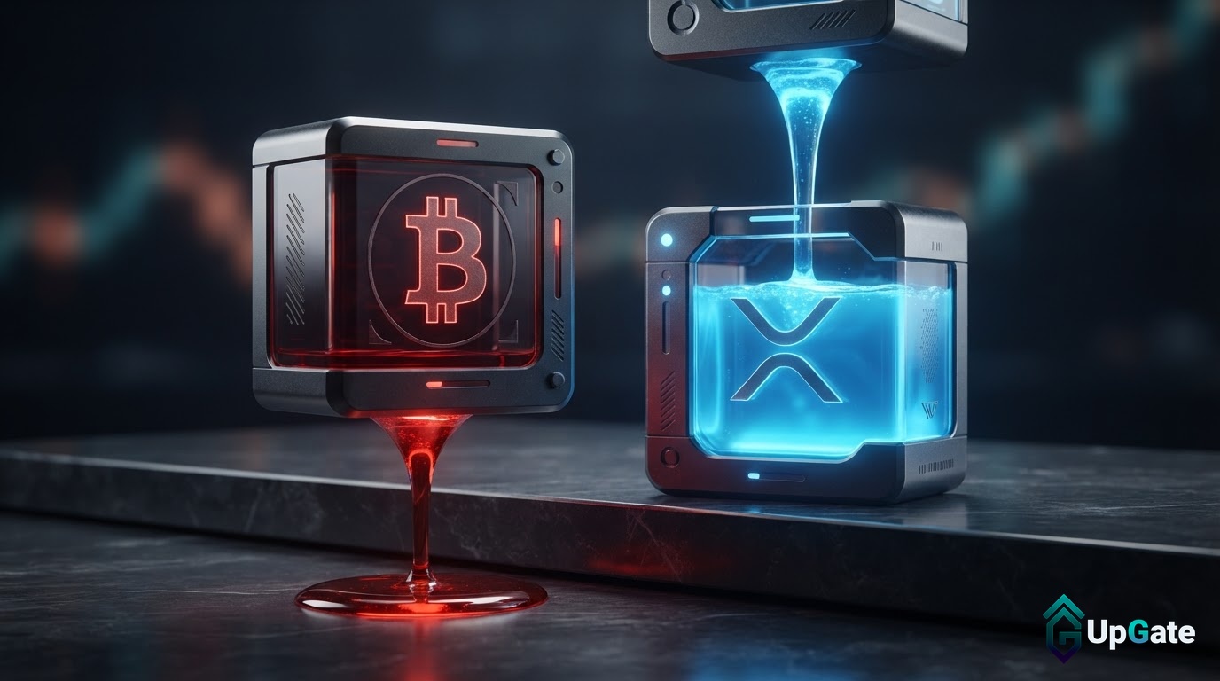 Divergent Crypto ETF Flows: Bitcoin Funds See Outflows, XRP Funds Attract Inflows