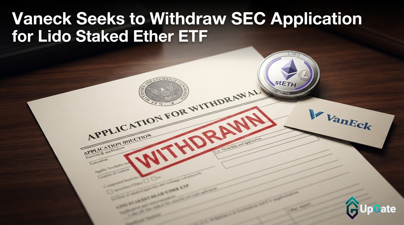 Vaneck Seeks to Withdraw SEC Application for Lido Staked Ether ETF