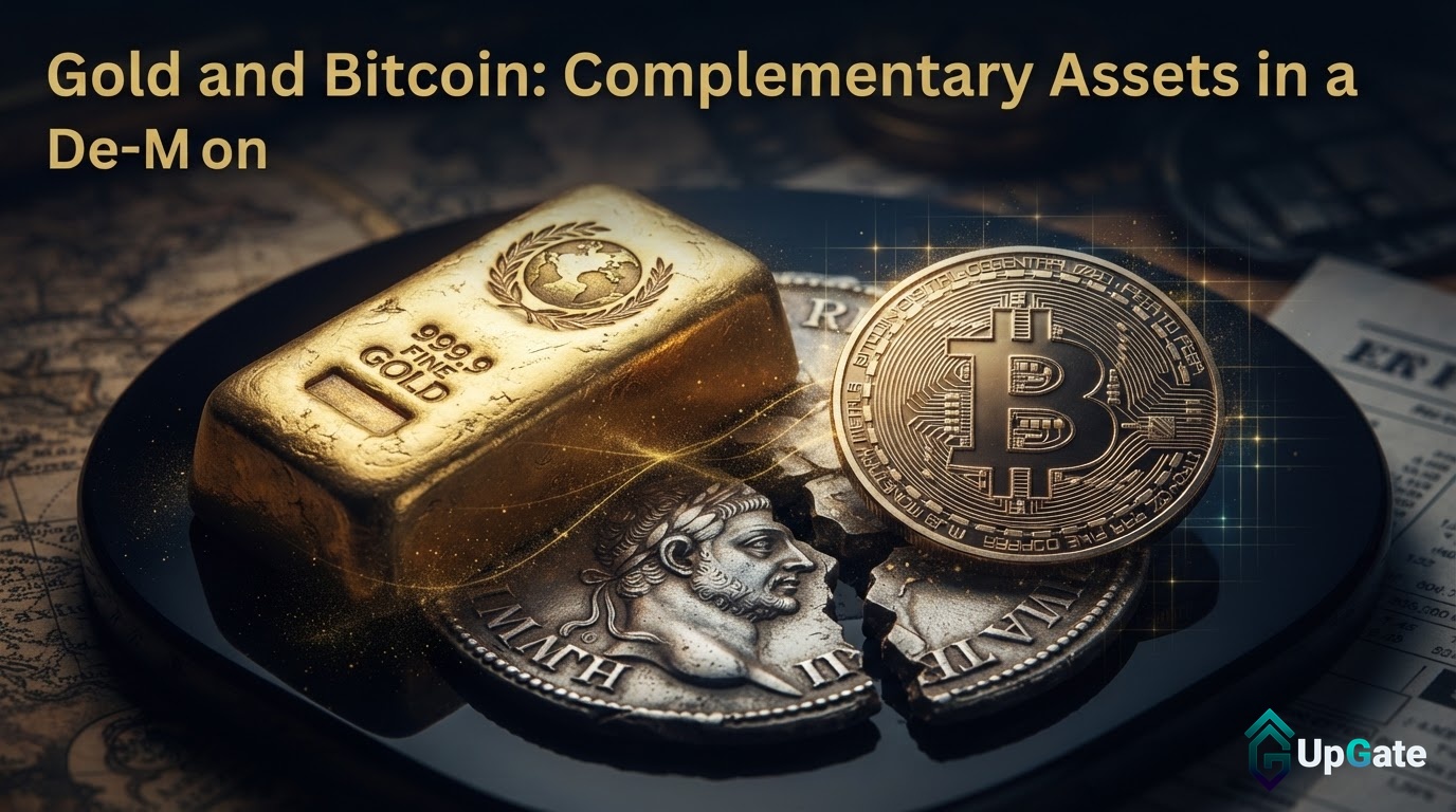 Gold and Bitcoin: Complementary Assets in a De-Monetization Strategy