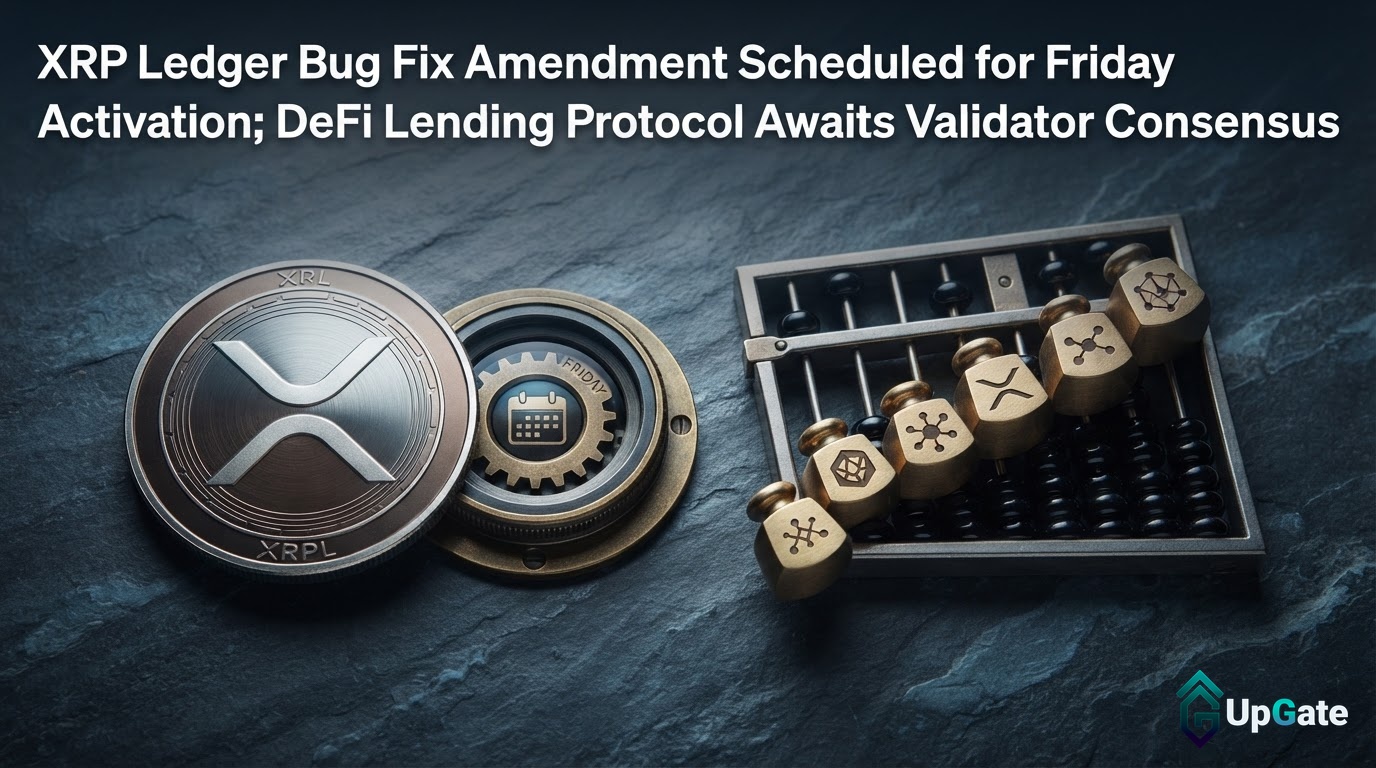 XRP Ledger Bug Fix Amendment Scheduled for Friday Activation; DeFi Lending Protocol Awaits Validator Consensus
