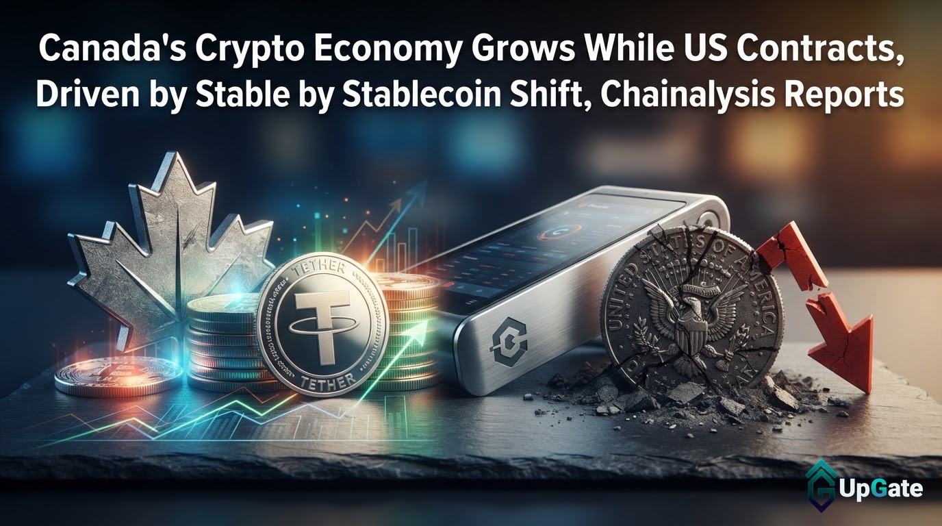 Canada's Crypto Economy Grows While US Contracts, Driven by Stablecoin Shift, Chainalysis Reports