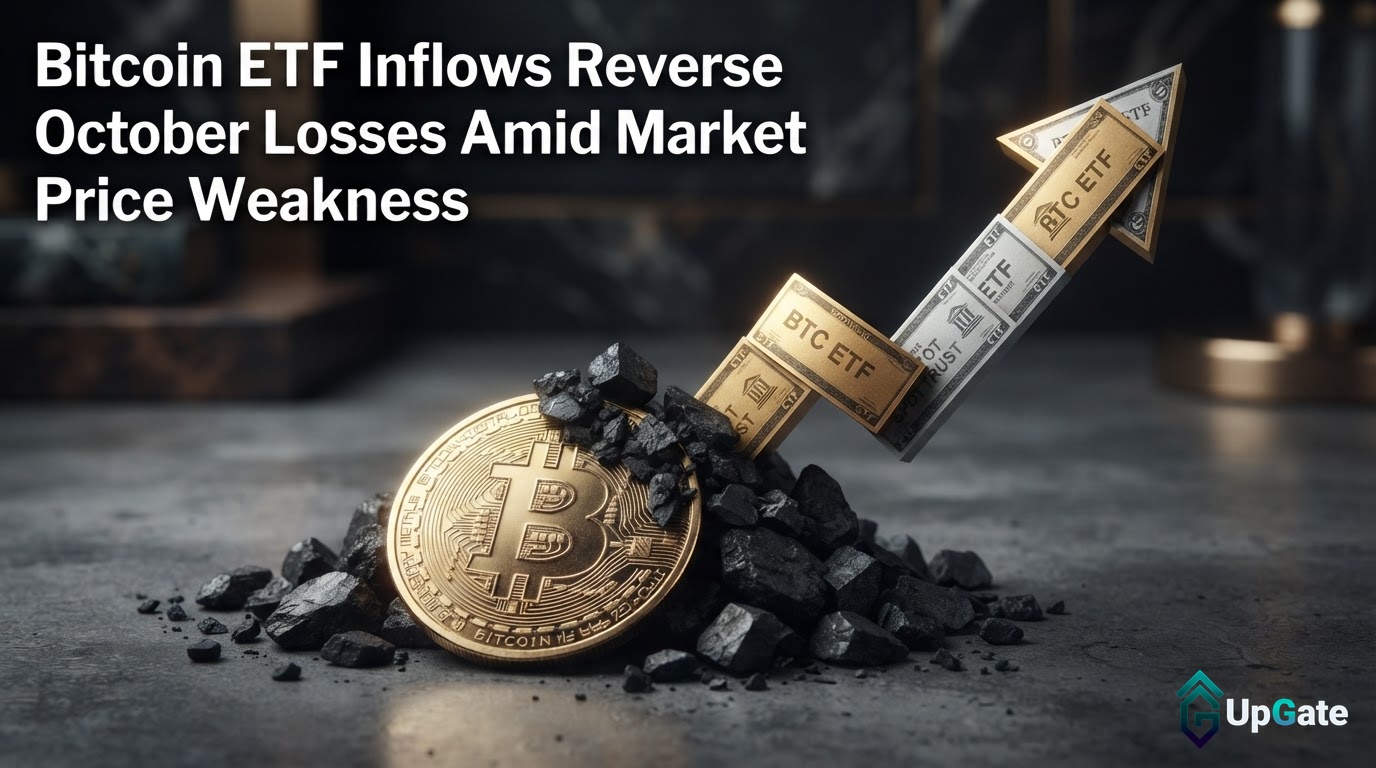 Bitcoin ETF Inflows Reverse October Losses Amid Market Price Weakness