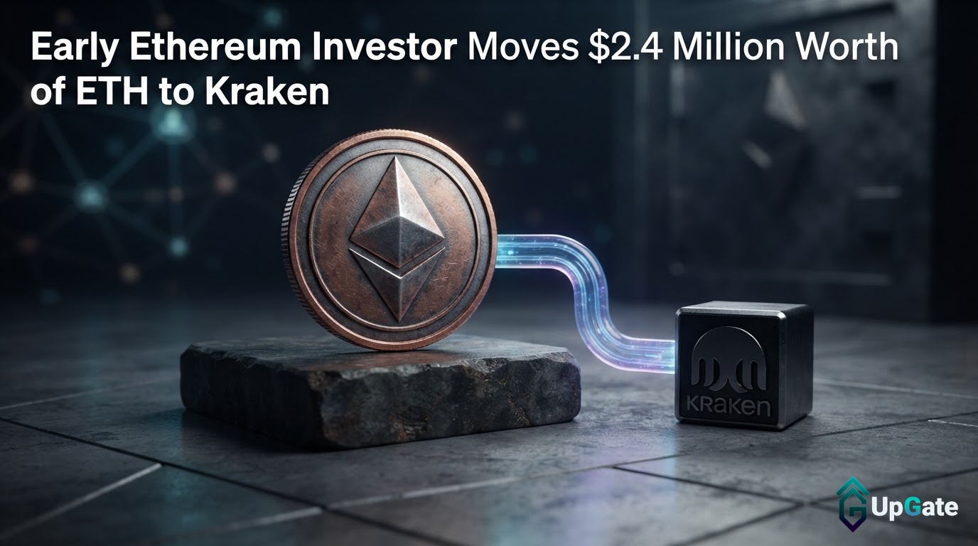 Early Ethereum Investor Moves $2.4 Million Worth of ETH to Kraken