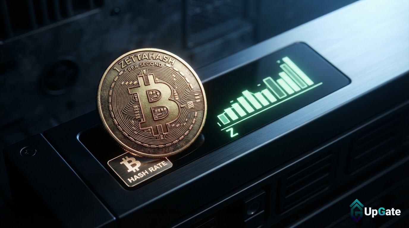 Bitcoin Hashrate Reclaims 1 Zettahash Per Second Threshold