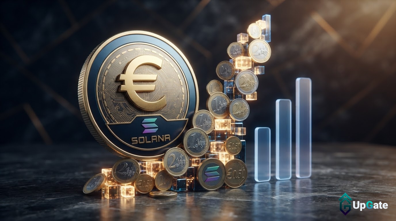Solana's Euro Stablecoin Supply Grows Significantly, Market Share Estimates Vary