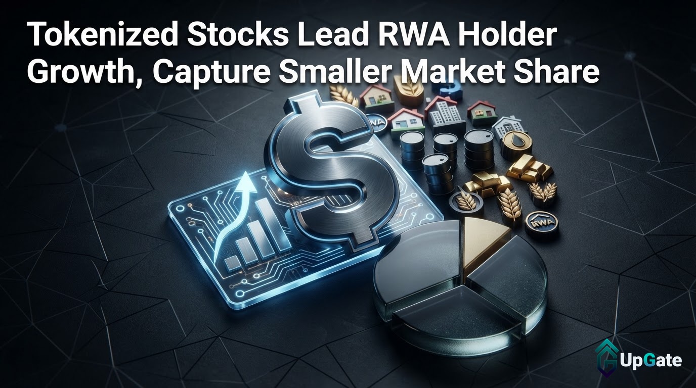 Tokenized Stocks Lead RWA Holder Growth, Capture Smaller Market Share