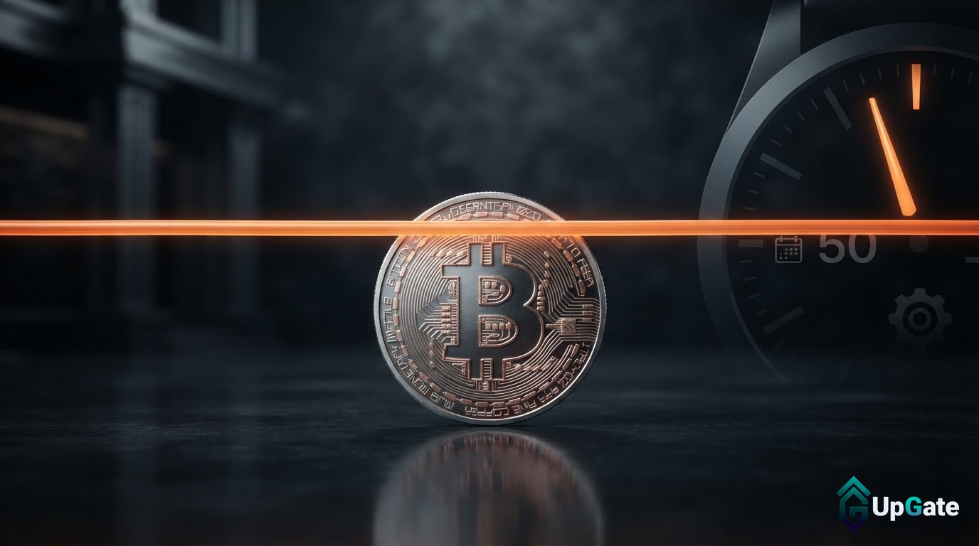 Bitcoin Consolidates Below 50-Day SMA Amid Key Economic Event Watch